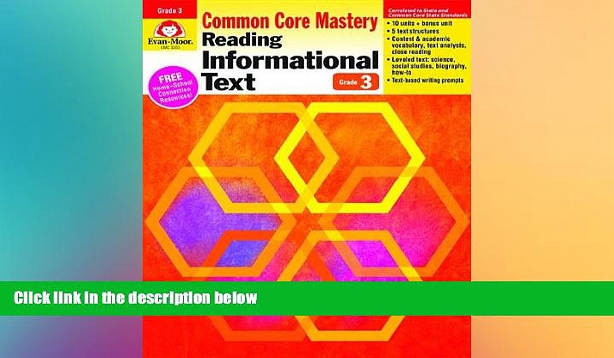 Big Deals  Reading Informational Text, Grade 3 (Reading Informational Text: Common Core Mastery)
