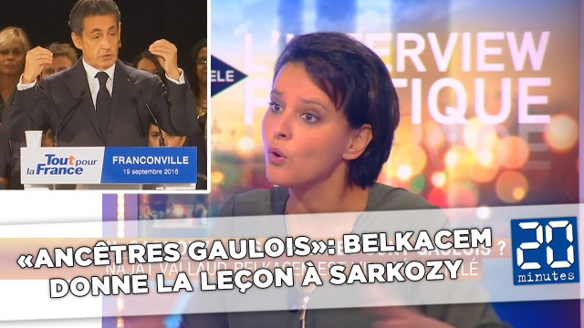 «Ancêtres gaulois»: Belkacem donne la leçon à Sarkozy