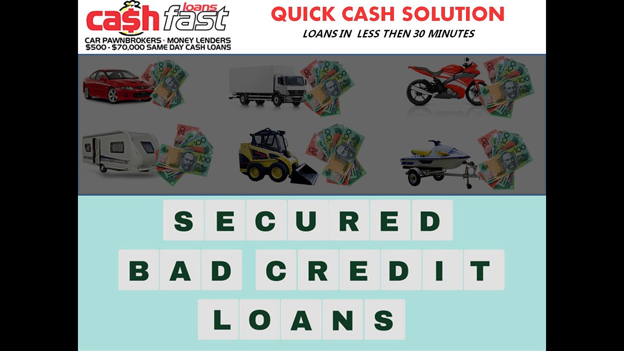 Bad Credit Loans - Simple Way to Get Fast Cash Loans