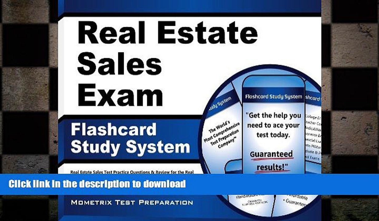 FAVORITE BOOK  Real Estate Sales Exam Flashcard Study System: Real Estate Sales Test Practice
