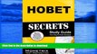 FAVORITE BOOK  HOBET Secrets Study Guide: HOBET Exam Review for the Health Occupations Basic