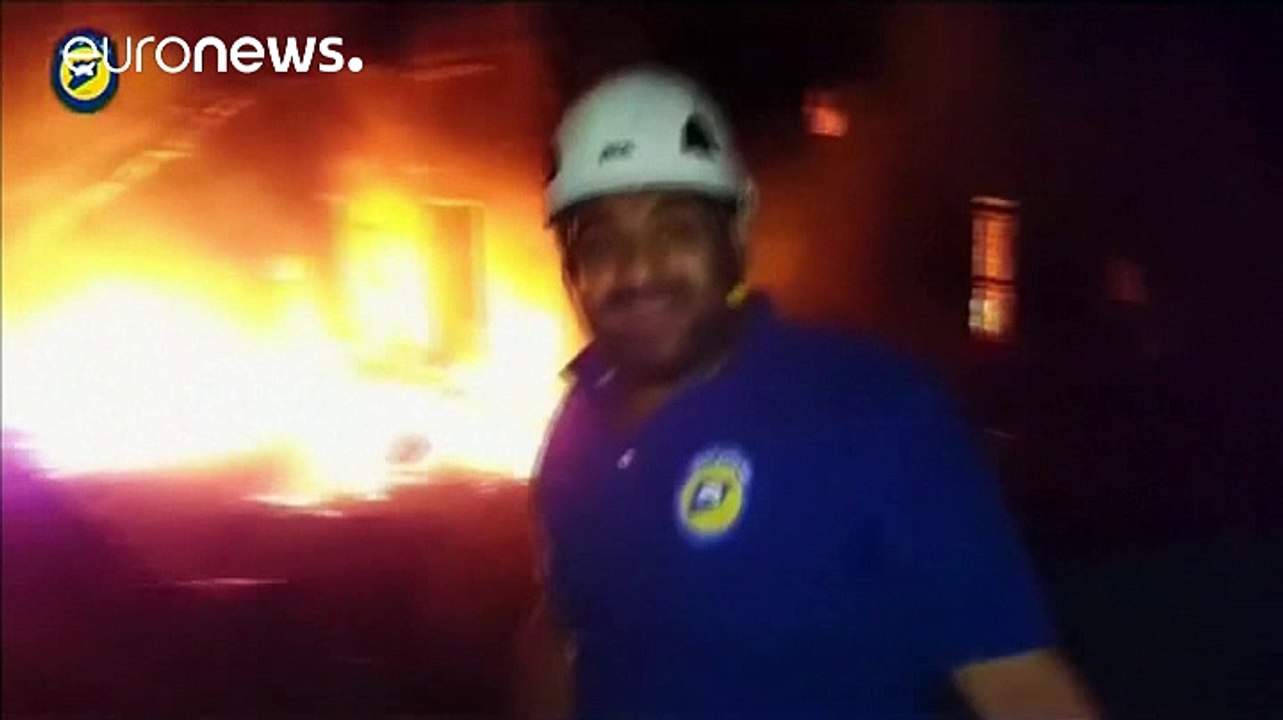 Luftangriffe in Syrien: Auch Hilfskonvoi getroffen, viele Tote