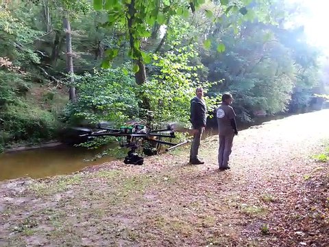 Eric Perrin tourne un numéro de Cap Sud Ouest en Sud Gironde