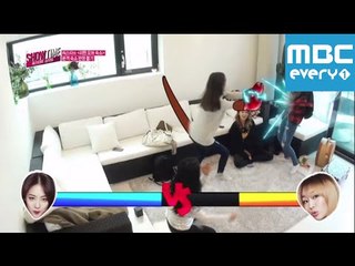 씨스타의 쇼타임 - 7회 본격 숙소 반장 뽑기 '다솜vs효린!'