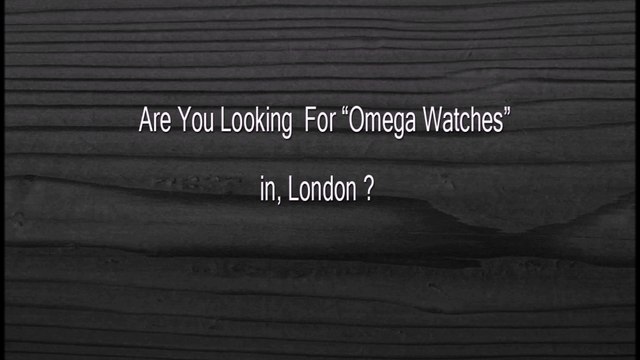 Sell Omega Watch | Call Now (0207 )-734- 4799