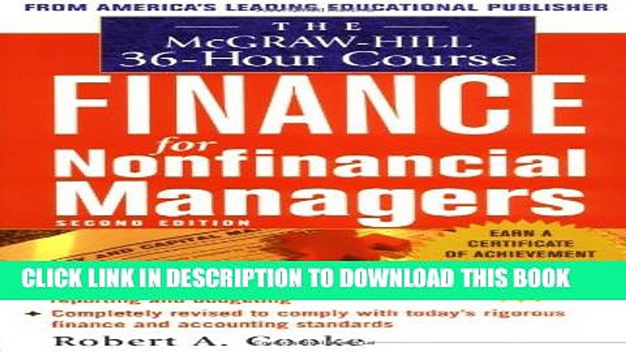 [PDF] The McGraw-Hill 36-Hour Course In Finance for Non-Financial Managers, Second Edition Popular
