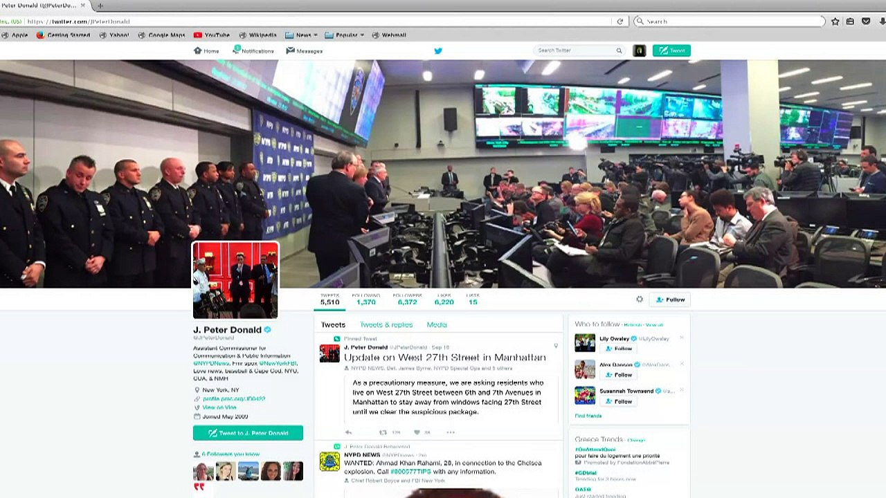 Mutmaßlicher Attentäter von New York gefasst