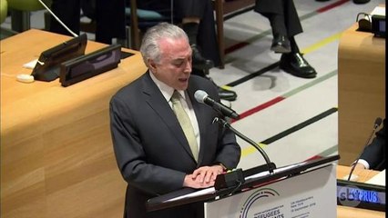 Temer fala sobre crise dos refugiados em discurso na ONU