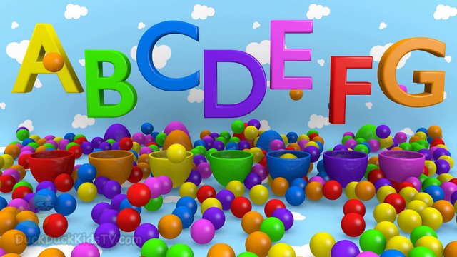 Learn ABC for Toddlers with 3D Surprise Eggs Alphabet Lesson A to G for Kids Babies [DuckDuckKidsTV] !