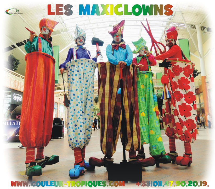 MAXICLOWNS Cie Couleur des Tropiques
