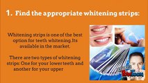 Teeth Whitening Treatment Tips by Market Street Dental Practice