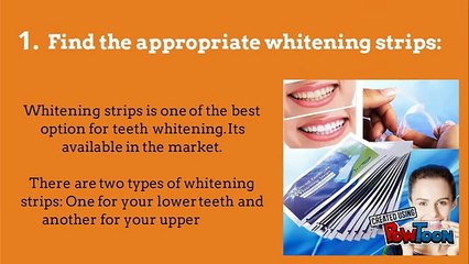 Teeth Whitening Treatment Tips by Market Street Dental Practice