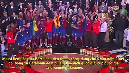 Sự nghiệp của Messi trong màu áo Barcelona và Argentina