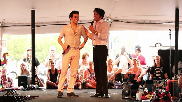 Dean Z & Kavan Hashemian sing 'Never Been To Spain' Elvis Week 2016