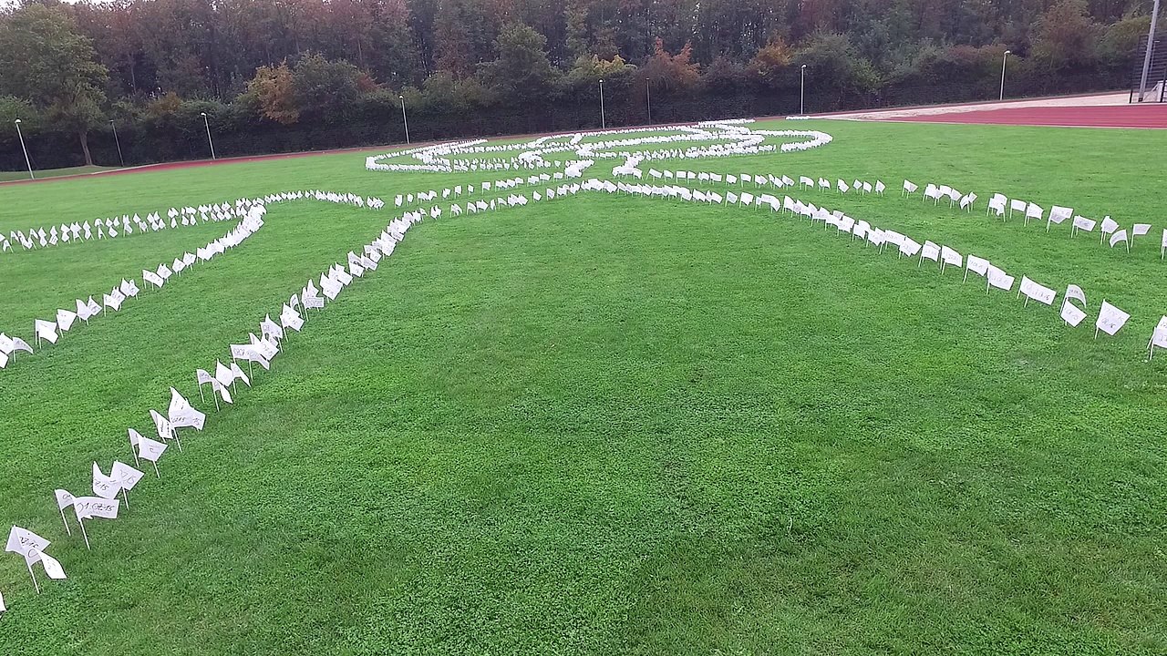 Projekt Fahnenmeer Flüchtlingstote