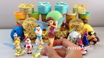 PLAY DOH SURPRISE EGGS with Surprise Toys,Egg Surprise Toys for Kids,Mario Bros,Disney,Disney Tinkerbell,Surprise Eggs
