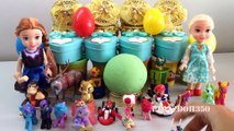 PLAY DOH SURPRISE EGGS with Surprise Toys,Egg Surprise Toys for Kids,Mario Bros,Disney,My Little Pony Horses