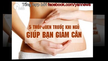 5 thói quen trước khi ngủ giúp bạn giảm cân