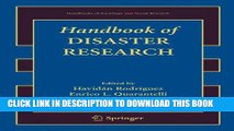 [PDF] Handbook of Disaster Research (Handbooks of Sociology and Social Research) Full Colection