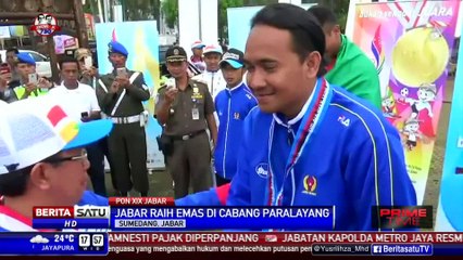 Atlet Paralayang Kontingen Jabar Raih Emas