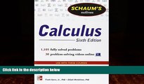 Must Have PDF  Schaum s Outline of Calculus, 6th Edition: 1,105 Solved Problems   30 Videos