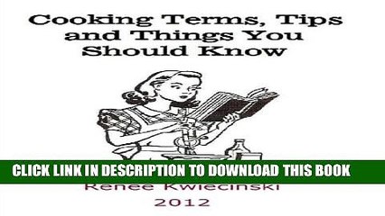 [PDF] Cooking Terms, Tips and Things You Should Know Popular Online