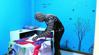 #Superheroes #Funny #Vid Real Life Spiderman Venom School Time Cartoon!!