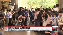 Lotte Chairman Shin Dong-bin summoned in corruption probe