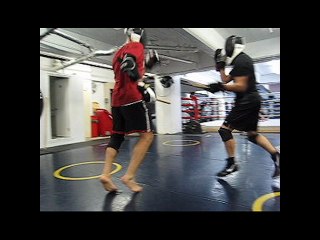 Simon VS  Nico - Knife Sparring - February 2009