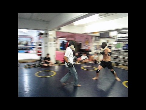 Nicolas VS Tariq - Single Stick Sparring - May 28 - 2009
