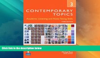 Big Deals  Contemporary Topics 3: Academic Listening and Note-Taking Skills, 3rd Edition  Free