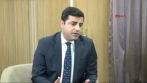 Diyarbakır - Demirtaş Ateşkes Çağrısı Yapıyorum, Asker ve Polisin Silah Bırakmasını Değil