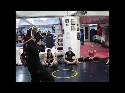 Nico vs Nico - Single Stick Sparring - February 4 - 2010