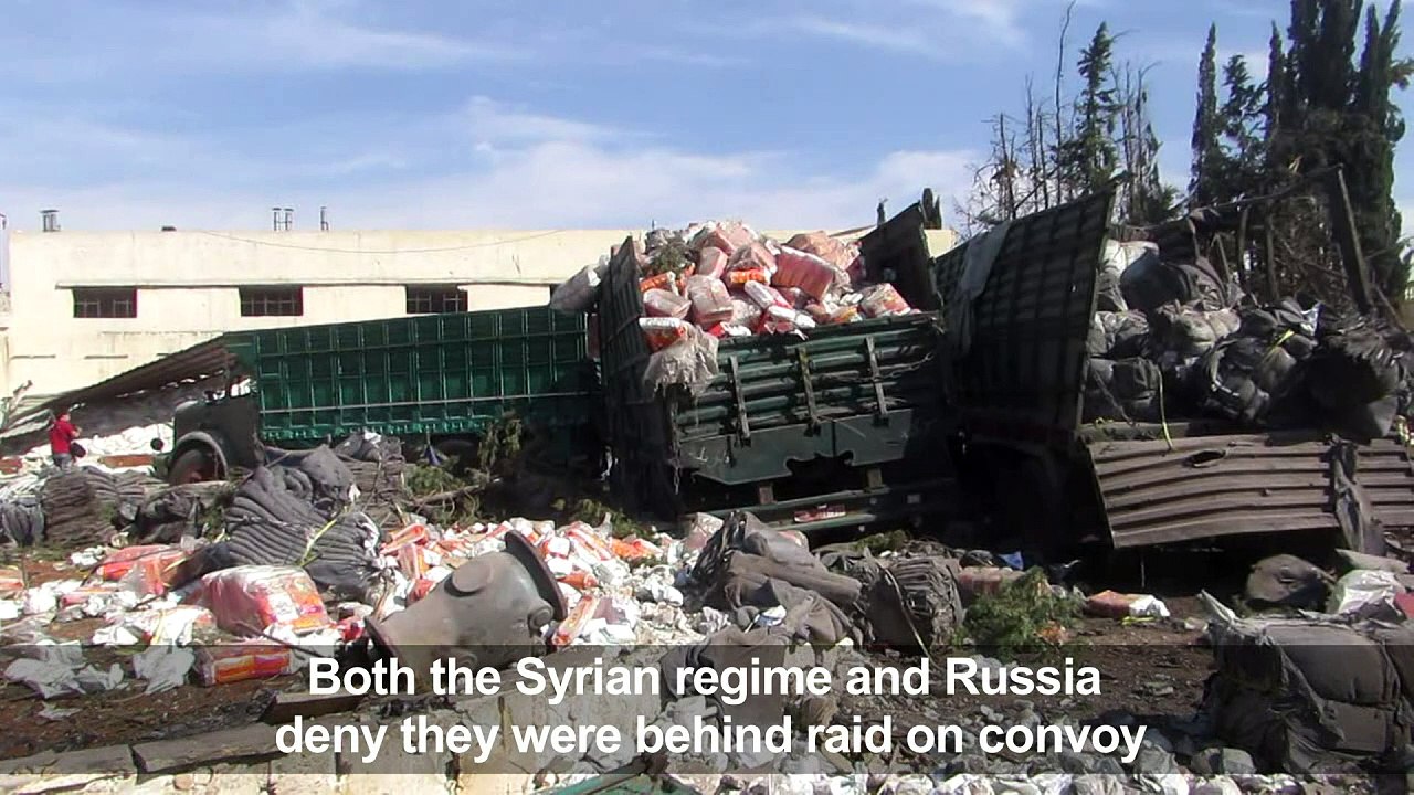 UN condemns "callous attack" on aid convoy