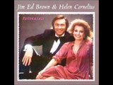Jim Ed Brown & Helen Cornelius - TRIBUTE - Fall Softly Snow (c.1977).