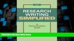 Big Deals  Research Writing Simplified: A Documentation Guide (7th Edition)  Best Seller Books