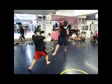 John VS Thomas - Single Stick Sparring - May 28 - 2009