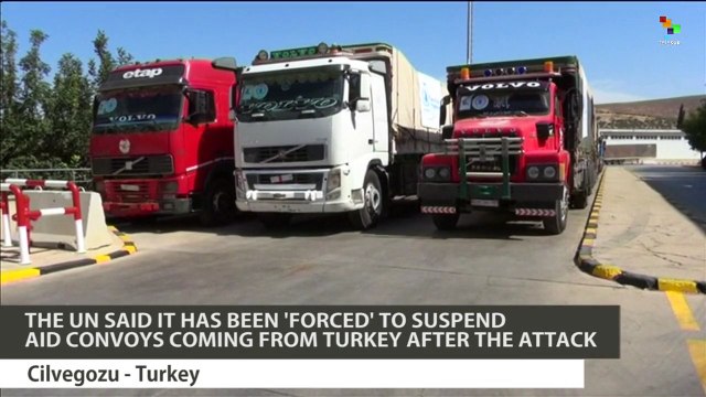 UN Suspends Aid Convoys After Deadly Airstrike In Syria