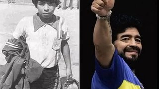 Diego Maradona childhood photos - diego maradona best football player