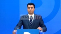 Report TV - Basha: Fituam! Vettingun do ta bëjnë shqiptarët, votojmë nesër reformën