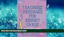 Online eBook Teachers  Messages for Report Cards, Grades K - 8