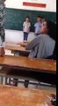 Nam sinh đánh bạn gái trong lớp học