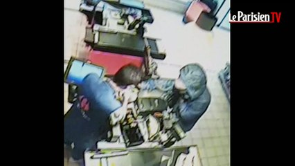 Oise : un braqueur plaqué au sol et frappé avec une bouteille de thé glacé