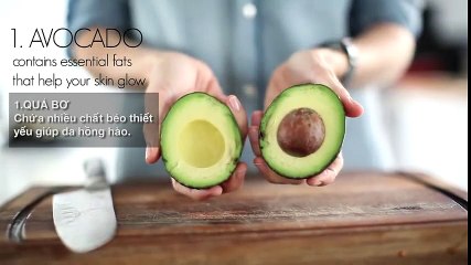 7 Thực phẩm tốt cho da.