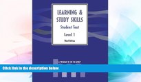 Must Have PDF  Level I: Student Text: hm Learning   Study Skills Program  Best Seller Books Best