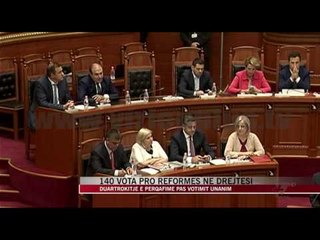 Kuvendi miraton reformën në drejtësi, 140 vota pro - News, Lajme - Vizion Plus