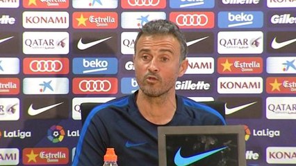 Luis Enrique: "Es una prueba para demostrar que estamos a un buen nivel"