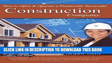 [PDF] How to Open   Operate a Financially Successful Construction Company Popular Colection