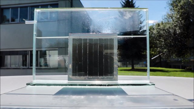 Nueva hoja artificial obtiene hidrógeno con agua y energía solar