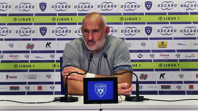 Bastia-Nancy : Conf. d'avant-match de F. Ciccolini